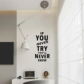 Mua Decal dán tường chữ truyền cảm hứng tích cực