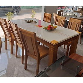 Mua Bàn ăn mặt đá 1.6m nhập khẩu Juno Sofa HHP-BA006-14 cao cấp