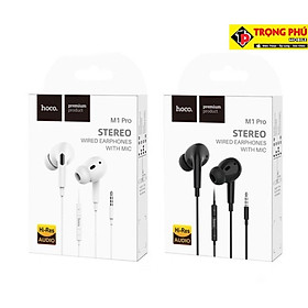 Hình ảnh Tai nghe nhựa TPE jack 3.5mm có mic chính hãng Hoco M1 Pro