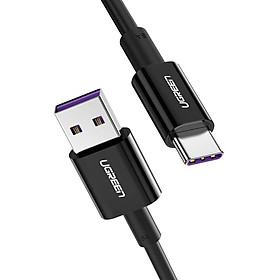 Ugreen UG60727US253TK 1M màu đen usb type c 2.0 Cáp sạc và dữ liệu truyền từ máy tính ra điện thoại - HÀNG CHÍNH HÃNG