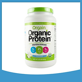 Bột Protein hữu cơ Orgain Organic Protein 920g hương Vani