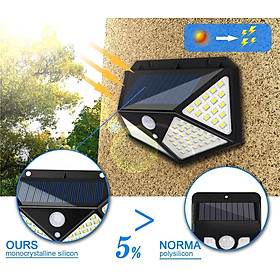 Mua Combo 2 Đèn Năng Lượng Mặt Trời Cảm Biến Chuyển Động 100 Bóng Led  (Đèn Chống Nước  3 Chế Độ Sáng  Dùng Chiếu Sáng Sân Vườn  Lối Đi Ngoài Trời...) - Hàng Chất Lượng
