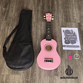 Mua Đàn ukulele size 21 màu hồng cho người mới tập