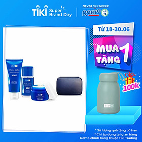 Bộ Dưỡng Trắng Tối Ưu Hada Labo Perfect White – Phiên Bản Đặc Biệt Tiki + Tặng Túi Da Đựng Mỹ Phẩm Cao Cấp Hada Labo