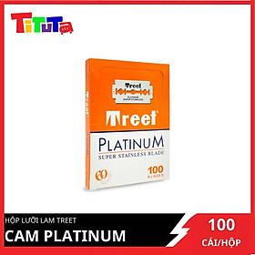 Hộp lưỡi lam Treet Cam Platinum (100 lưỡi/hộp)