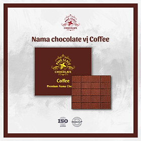 Socola nama tươi nguyên chất vị Coffee loại 20 viên - Khối lượng 135gram