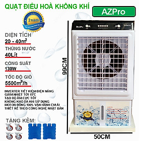Mua Quạt Điều Hoà Không Khí 40 Lít  Diện Tích Làm Mát 20-35m²  Công Nghệ Nhật Bản Cao Cấp  Inverter Tiết Kiệm Điện - Giao Nhanh Toàn Quốc  Hàng Chính Hãng AZPro (AZ-9300)