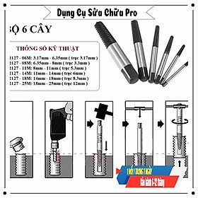 Mua Bộ tháo ốc vít bị gãy 6 món  - hàng chất lượng cao