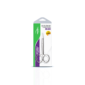 Kéo Cắt Chân Mày Thép Không Gỉ Inox Kềm Nghĩa KM - 603 Cao Cấp - Kéo Tỉa Lông Mày