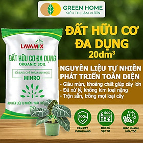 Mua Đất Trồng Cây Greenhome  Bao 20dm3 (10kg)  Đầy Đủ Dinh Dưỡng  Tiện Lợi  Dễ Sử Dụng  Chuyên Trồng Rau  Hoa  Kiểng
