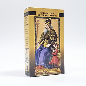 [Size Gốc] Bộ Bài Golden Tarot Of The Renaissance 7x12 Cm  Đá Thanh Tẩy