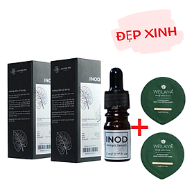 Combo 2 Hộp Serum INOD Huyền Phi khử mùi hôi nách hiệu quả, Tặng Kèm Gội (Xả) Mini Weilaiya Ngẫu Nhiên