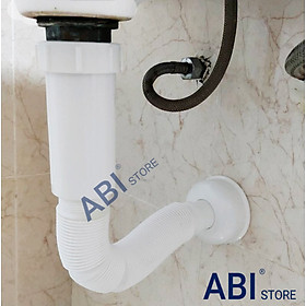 Mua XI PHÔNG THOÁT NƯỚC CHẬU RỬA MẶT NHỰA SUN ĐẦU INOX XẢ LẬT giá sỉ tại HÀ Nội  xi phông chậu lavabo có lỗ xả tràn