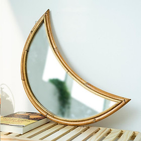 Mua Gương Treo Tường Mây Tre Đan  Gương Decor Trang Trí Phòng  Nhà Cửa  Nội Thất Phong Cách Vintage  homestay / HealHomes