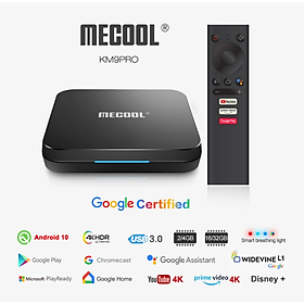 Mua Tvbox SmartTV MECOOL Android 10 điều khiển giọng nói GoVoice Assistant - Hàng nhập khẩu