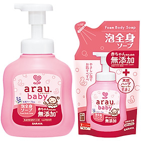 Combo Sữa Tắm Arau Baby Chai 450ml Và Túi 400ml