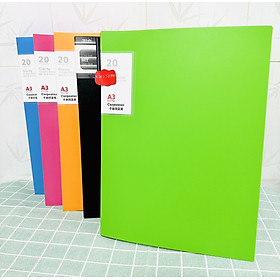 Bìa A3 Clearbook 20-30-40 Lá Đựng Hồ Sơ Giấy Tờ