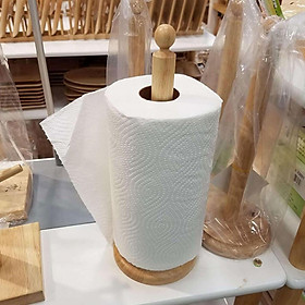 Mua Giá Cắt Gỗ Thông Minh - Cột Trụ Để Cuộn Khăn Lau Đa Năng - Sản Phẩm Tiện Dụng Và Trang Trí Cho Bếp Và Bàn Ăn