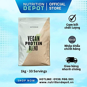 Sữa bổ sung cập nhật đạm dành riêng cho tất cả những người không ăn mặn Vegan Blend Protein Myprotein vị Chocolate - Nutrition Depot Vietnam