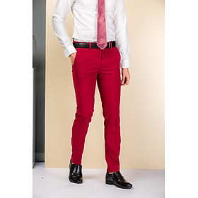 Quần Tây Âu Nam Titishop AVN195 đỏ tươi
