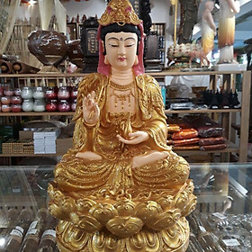 Tượng Phật bà quan thế âm ngồi 40cm
