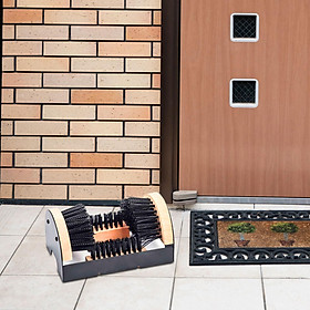 Shoe Brush Cleaner Mountable Cleaning Dirt Remover for Garden Indoor Outdoor