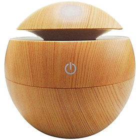 Mushroom Shaped Aromatherapy Air Humidifier 130ML u8 Wood