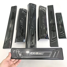 Bộ Ốp bậc, Nẹp bước chân Titan dành cho xe Mazda CX-5 2018-2019