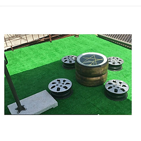 Mua Thảm cỏ nhựa nhân tạo sợi cỏ dài 2cm trang trí sự kiện  tiểu cảnh sân vườn loại cao cấp không độc hại  bền  đẹp  khổ 2m - 2mx10
