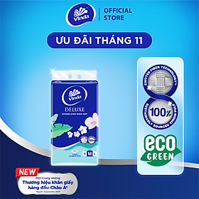 Khăn giấy rút cao cấp Vinda Deluxe 3 lớp 90 tờ size M (5 Gói)