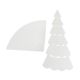 Clear Acrylic Xmas Tree Quilting Template Arts Crafts Sewing Set Stencils