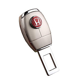 Đầu khóa chốt cắm móc nối tiếp dây đai an toàn logo các hãng xe, chống kêu cao cấp HC-888 (Chất kiệu hợp kim không gỉ)