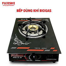 Bếp gas đơn BIOGAS mặt kính chén đồng Fujishi FJ-BG1A - Bếp chỉ dùng khí