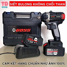 Máy Siết Bulong BOSS 108V pin khủng, động cơ KHÔNG CHỔI THAN