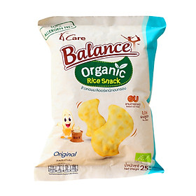 Bánh snack gạo hữu cơ vị truyền thống 4Care Balance Nhập Khẩu Thái Lan