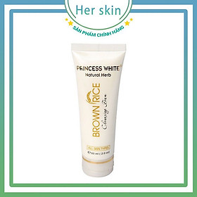 Sữa Rửa Mặt Mầm Gạo tuýp 60ml Princess White Siêu Hot | Sạch Sâu | Trắng Mịn | Se Khít Lỗ Chân Lông