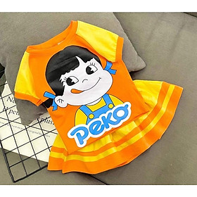Set váy thể thao thun cotton 4 chiều siêu xinh cho bé gái từ 10 đến 22kg - Đầm váy bé gái