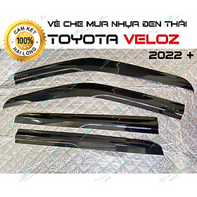 Vè Che Mưa Xe Toyota Veloz Cross 2022 - 23 Đen Thái Dày Cao Cấp