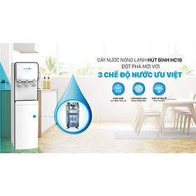 Máy Iọc nước tích hợp nóng lạnh karofi HC18-RO- hàng chính hãng