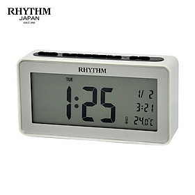 Đồng hồ Rhythm LCT102NR03 – KT 15.3 x 8.3 x 4.1cm / 230g. Vỏ nhựa. Dùng Pin.