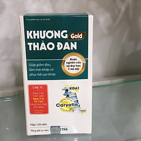 KHƯƠNG THẢO ĐAN GOLD 120V- Hỗ trợ xương khớp với công thức cải tiến mới