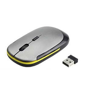 Chuột Văn Phòng Không Dây Siêu Mỏng Kết Nối USB 2.0 Cho Máy Tính_ Hàng Chính Hãng