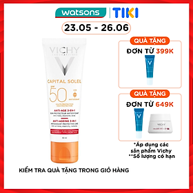 Kem Chống Nắng Vichy Chống Lão Hóa Ideal Soleil Anti Age 50ml