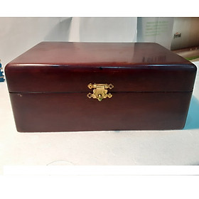 Hộp đựng trang sức bằng gỗ - Cỡ Dài 17,5x Rộng 12 X cao 8,5cm