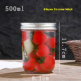 Mua Hũ Thủy Tinh Gia Vị Nắp Nhôm HM | Tùy Chọn Dung Tích 100ml 200ml 250ml 500ml 650ml