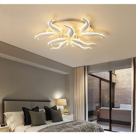 Đèn ốp trần Mica hình đàn cá đại 9 cánh MO-944A 3 chế độ màu