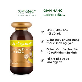 Tinh dầu hoa anh thảo hỗ trợ cân bằng nội tiết tố điều hòa kinh nguyệt Evening Primrose Oil Springleaf  90/180 Viên