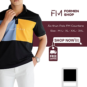 Áo thun polo nam, phong cách trẻ trung, lịch lãm, phù hợp tham gia các bữa tiệc - FORMEN SHOP - FMPS187