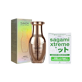 Gel Kích Thích Tăng Khoái Cảm Cho Nữ Svakom Orgasmic 15ml (Mỹ) + Bcs Sagami Gai Hộp Nhỏ 3 Chiếc - Hàng Chính Hãng 100% - Che Tên Sản Phẩm