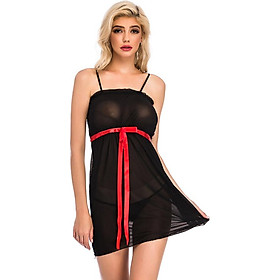 Sexy Lady Nightdress Women's Lace Nightgown Mesh Sex Nightdress Temptation Hollow Out Lingeries Sleepwear
